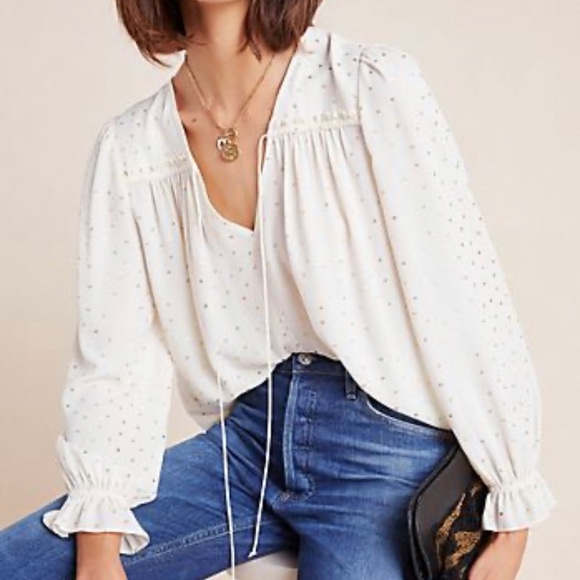 Anthropologie Tops - Anthropologie {blouse}